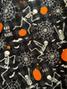 Glow in the Dark Dancing Bones Skater Skirt by Retrolicious