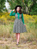 Foxy Fit & Flare Dress - XS only, 1 left! by Retrolicious