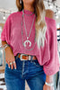 Ribbed Knit Off-Shoulder Blouse by Wild and Free Boutique
