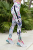 High-Elastic Printed Yoga Leggings – High Waist Tummy Control Fitness Pants by FitiqueFit