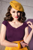 Isabel Top in Plum by Retrolicious