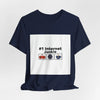 #1 Internet Junkie Tee | list lover shirt, top ten graphic merch by Tristan’s Treehouse