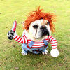 Halloween Pet Costume Pet Dog Funny Clothes Adjustable Dog Cosplay Costume Scary Costume Party Gatherings by My Store
