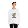 Funny Meme Crewneck Sweatshirt — "I am with six so 7 is jealous" by Tristan’s Treehouse