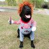 Halloween Pet Costume Pet Dog Funny Clothes Adjustable Dog Cosplay Costume Scary Costume Party Gatherings by My Store