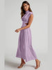 Modern Cutout Mock Neck Sleeveless Ruched Dress Elegant Dress For Women by Stevvex