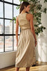 Drawstring Sleeveless Washed Dress For Women – Casual, Stylish, Comfortable, Versatile, Effortlessly Chic Dress for Everyday Wear by Stevvex