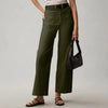Plus Size High Waisted Slimming Solid Color Suit Pants by FitiqueFit