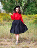 Helen Retro Blouse in Red - Plus Sizes only by Retrolicious