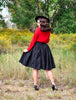 Helen Retro Blouse in Red - Plus Sizes only by Retrolicious