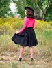 Helen Retro Blouse in Pink by Retrolicious