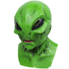 Halloween Party Green Alien Latex Mask by My Store