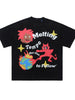 Men's Graphic Round Neck Oversized T-Shirt by Simply Love
