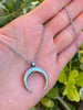 CRESCENT MOON NECKLACE by Bellaforma Jewelry