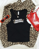 mildly unstable cropped tank by Madness & Mayhem LLC
