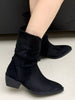 Point Toe Block Heels Boots by FitiqueFit