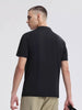 Men's Quarter Zip Short Sleeve Active T-Shirt by Simply Love
