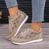 Floral Print Lace-Up Sneakers – Comfortable Canvas Shoes by FitiqueFit