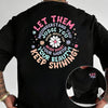 "Let Them" Inspirational T-Shirt – Mental Health Awareness Tee by Dog Mom Hat