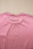 Pink Chest Pocket Loose Fit T Shirt