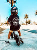 THE SURF TEAM TEE - BLACK by LITTLE RAD THINGS
