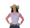 AeroTEQ Lilac Bloom Mesh Pearl Snap Rodeo Shirt by Neon Spur