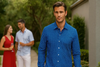 Retro Blues Long Sleeve Tech Shirt by Buki