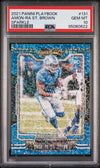 Graded 2021 Panini Playbook Amon-Ra St. Brown #131 Sparkle Rookie RC Football Card PSA 10 Gem Mint