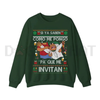 "Si Ya Saben Cómo Me Pongo, Pa’ Qué Me Invitan" Ugly Christmas Sweater by Dog Mom Hat