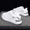 New Fashion White High Quality Women's White Thick Soled Sports Casual Couple Shoes Summer Lace-Up Trainers Gym Tennis Running Breathable High Quality Sneakers by Stevvex