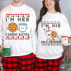 Matching Naughty & Nice List Christmas Sweatshirts by Dog Mom Hat