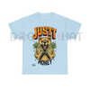 JUSTT MONEY Bear T-Shirt – Y2K Graphic Streetwear Tee by Dog Mom Hat