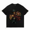 "Horror Friends" Halloween T-Shirt - Iconic Serial Killers Graphic Tee, Y2K Nostalgia Apparel