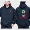 'Dirty Hand Clean Money' Mexican Flag Skull Hoodie by Dog Mom Hat