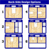 Custom Men's NCAA Basketball Coaching Board 15.7 x 12.6 in (Magnetic) by Hoopsbasket.com