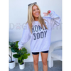 HOMEBODY Graphic Pullover Sweatshirt – Cozy Unisex Crewneck for Ultimate Casual Comfort by Dog Mom Hat
