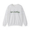 He’s Golfing Sweatshirt | Funny Golf Widow Crewneck | Humorous Country Club Pullover | Sarcastic Weekend Golfer Jumper | Aesthetic Golf Humor Shirt | Soft Cozy Sporty Lifestyle Top