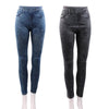 Elegant One Size Women Leggings Jeans Pants With Pocket Slim Leggings Women Fitness Blue Black Women's Classic Legging With Pockets Stretch Elastic Leggings Jeans by Stevvex