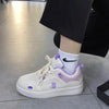 Fashion Spring Womens Sneakers Lace Up Casual Shoes Breathable Comfortable Women's Casual Flats Elegant Soft Walking Sneakers Elegant Soft Design by Stevvex