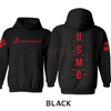 USMC Semper Fi Tactical Pullover Hoodie by Dog Mom Hat