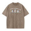 "Spooky Señora Club" Vintage Acid Wash T-Shirt – Unisex Graphic Shirt, Retro Vibe