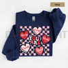 Cute Teacher Valentine Sweatshirt by Dog Mom Hat