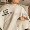 "Jesus Is For Everybody" Aesthetic Sweatshirt by Dog Mom Hat