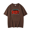 Let’s Get Spooky T-Shirt – Funny Halloween Graphic Tee, Unisex Fall Shirt for Ghost Season & Costume Parties by Dog Mom Hat