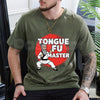 "Tongue Fu Master" Funny T-Shirt – Martial Arts Parody Graphic Tee, Premium 100% Cotton Witty Wordplay Top, Soft Lived-In Heavyweight Sarcastic Humor Shirt, Made in USA