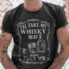 Pro-Immigrant "I'll Take My W Neat F ICE" T-Shirt by Dog Mom Hat