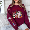 Retro Rudolph Christmas Sweatshirt – Sleeve Design, Vintage Christmas Shirt by Dog Mom Hat
