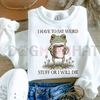 Funny Frog Sweatshirt by Dog Mom Hat