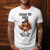 Funny Thanksgiving Slogan T-Shirt – Unisex Turkey Day Dinner Outfit by Dog Mom Hat