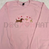Embroidered Dachshund Valentine’s Day Sweatshirt by Dog Mom Hat